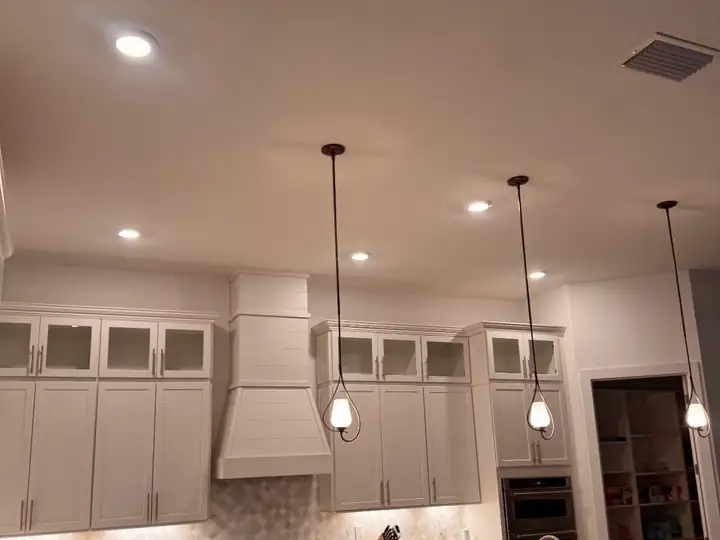 Kitchen pendants & recessed lighting by Switch It Up Electric in Southwest Florida