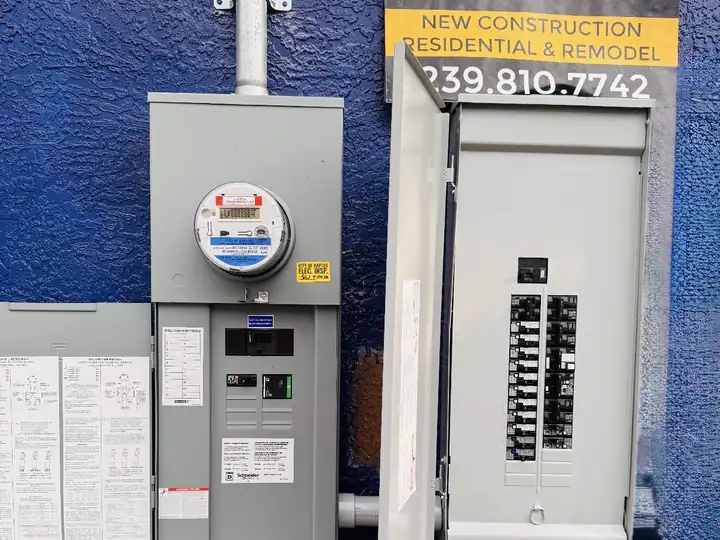 Service panel upgrade by Switch It Up Electric in Southwest Florida